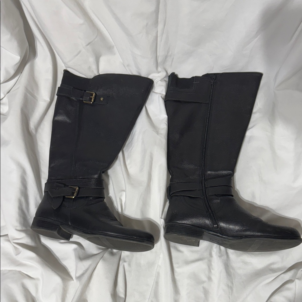 Naturalizer Black Over the Knee Boots
